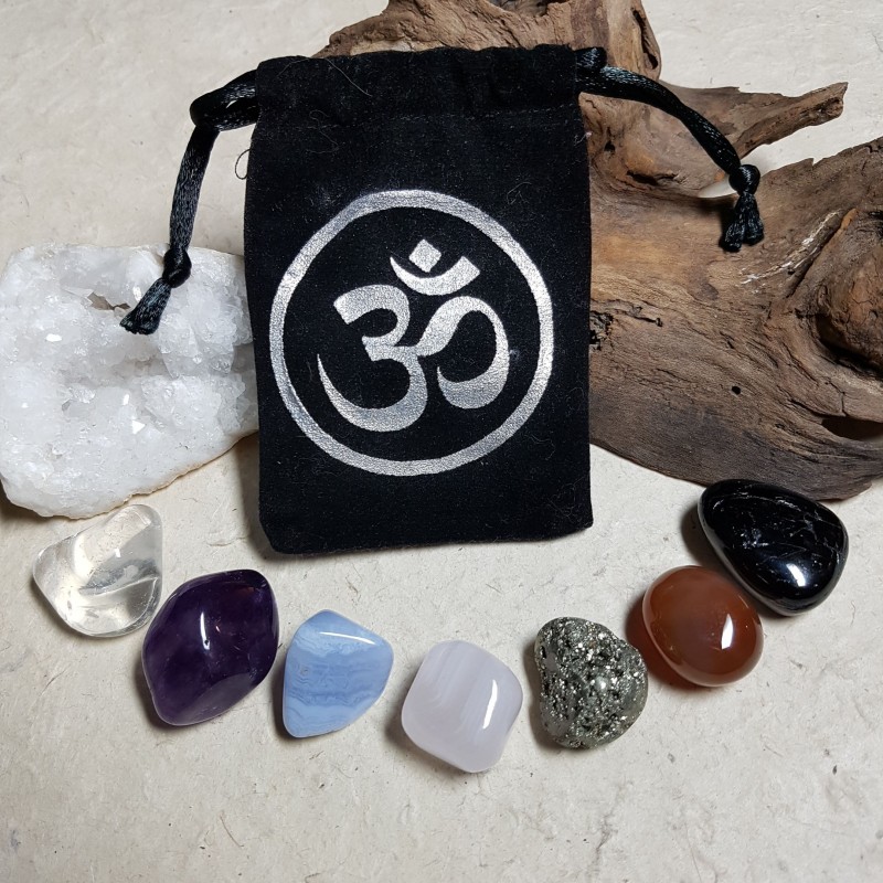 Pochette Pierres Roul Es Chakras