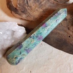 Baton de massage RUBIS/FUCHSITE