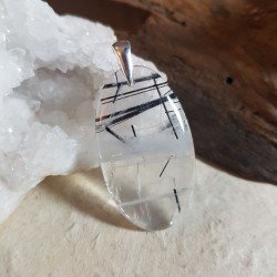 Pendentif QUARTZ TOURMALINE NOIRE