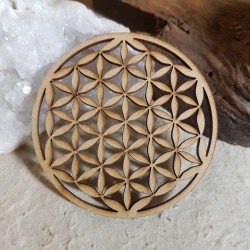 Disque "Fleur de Vie" - Fibre de...
