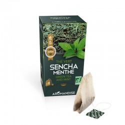Thé vert Sencha et Menthe Bio...