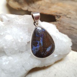 Pendentif OPALE BOULDER - Argent...