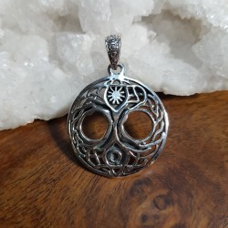 Pendentif ARBRE DE VIE Soleil et...