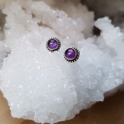 Boucles d'oreilles AMÉTHYSTE