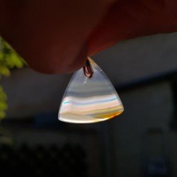 Pendentif AGATE Irisée "Rainbow"