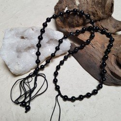 Collier Macramé OBSIDIENNE Oeil...