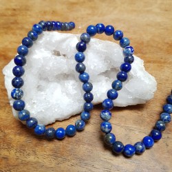 Perle LAPIS LAZULI 6mm / Fil entier